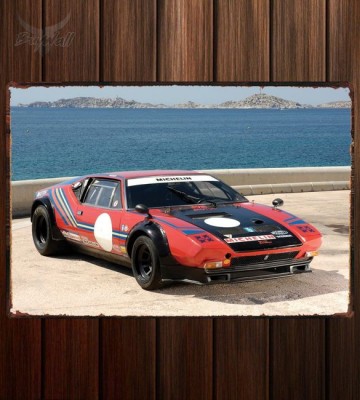 Металлическая табличка De Tomaso Pantera Gr. 4